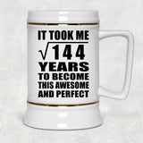 12th Birthday Took Square Root of 144 Years To Awesome - Beer Stein