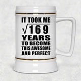 13th Birthday Took Square Root of 169 Years To Awesome - Beer Stein