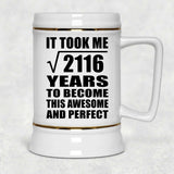 46th Birthday Took Square Root of 2116 Years To Awesome - Beer Stein