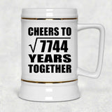 88th Anniversary Cheers To Square Root of 7744 Years Together - Beer Stein