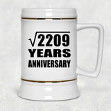 47th Anniversary Square Root of 2209 Years Anniversary - Beer Stein
