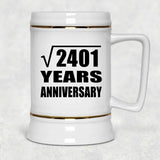 49th Anniversary Square Root of 2401 Years Anniversary - Beer Stein