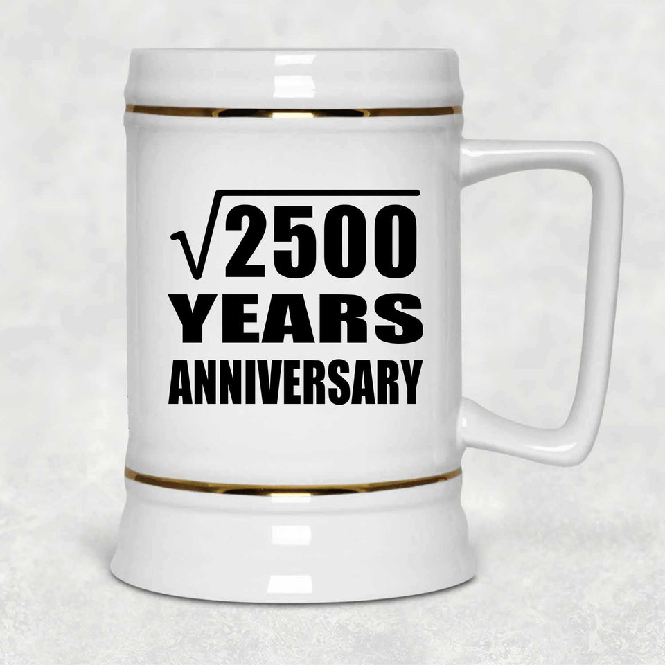 50th Anniversary Square Root of 2500 Years Anniversary - Beer Stein