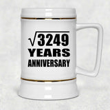 57th Anniversary Square Root of 3249 Years Anniversary - Beer Stein