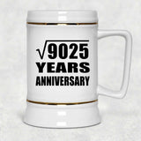 95th Anniversary Square Root of 9025 Years Anniversary - Beer Stein