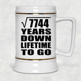 88th Anniversary Square Root of 7744 Years Lifetime To Go - Beer Stein