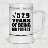 23rd Anniversary Square Root of 529 Years of Mr Perfect - Beer Stein