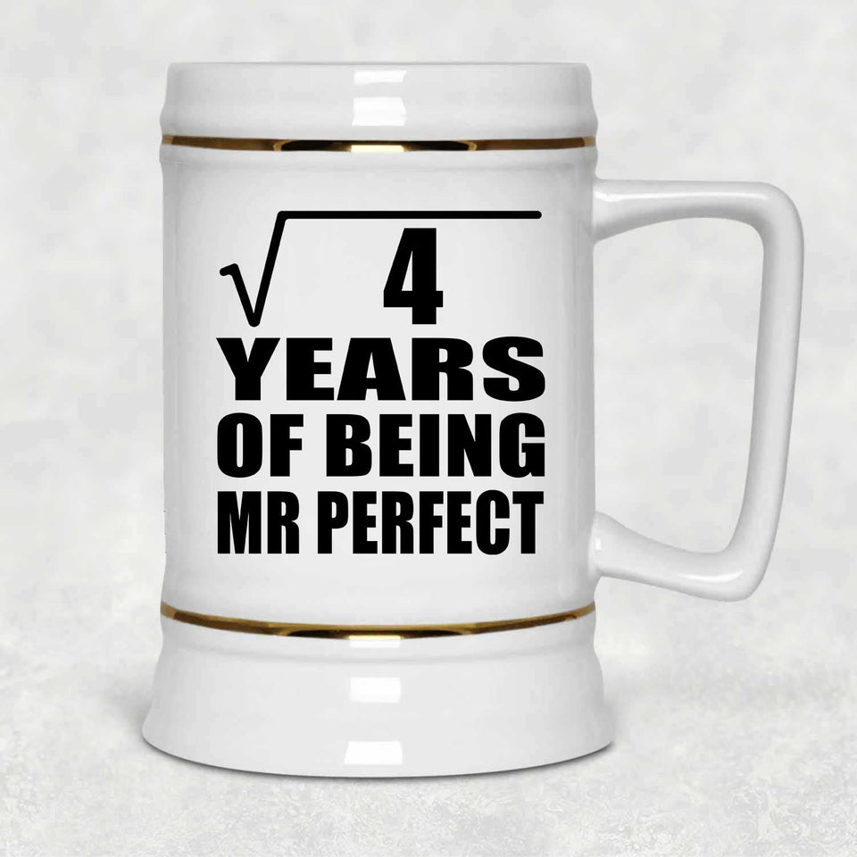 2nd Anniversary Square Root of 4 Years of Mr Perfect - Beer Stein