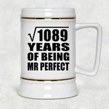33rd Anniversary Square Root of 1089 Years of Mr Perfect - Beer Stein