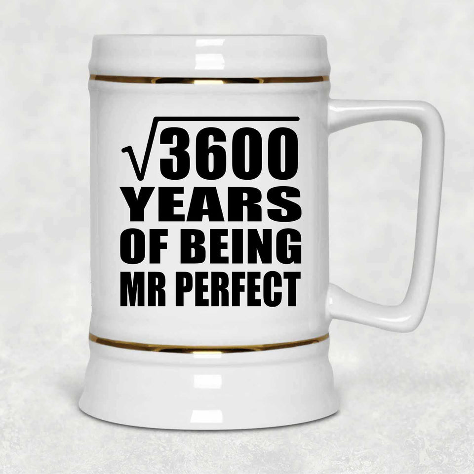 60th Anniversary Square Root of 3600 Years of Mr Perfect - Beer Stein