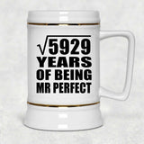 77th Anniversary Square Root of 5929 Years of Mr Perfect - Beer Stein