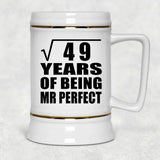 7th Anniversary Square Root of 49 Years of Mr Perfect - Beer Stein