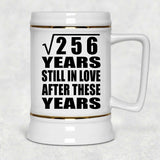16th Anniversary Square Root of 256 Years Still In Love - Beer Stein