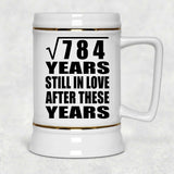 28th Anniversary Square Root of 784 Years Still In Love - Beer Stein