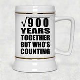 30th Anniversary Square Root of 900 Years Who's Counting - Beer Stein