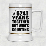 79th Anniversary Square Root of 6241 Years Who's Counting - Beer Stein