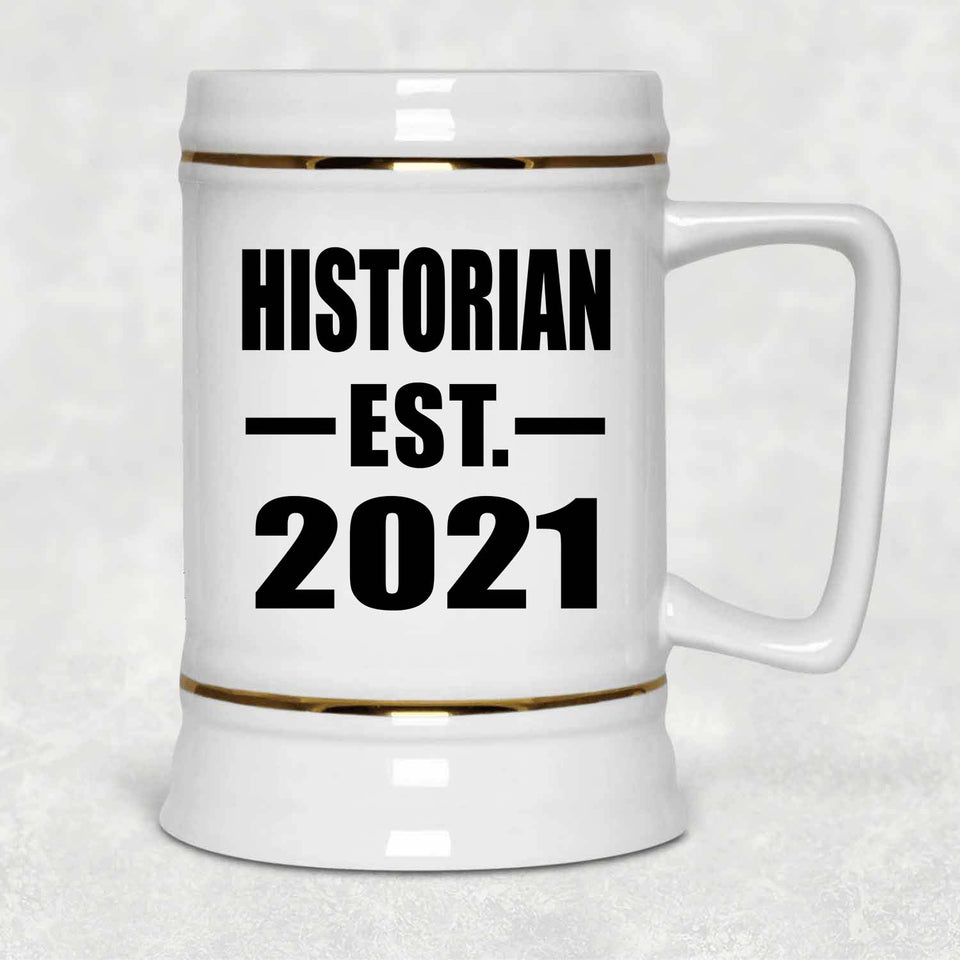 Historian Established EST. 2021 - Beer Stein