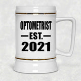 Optometrist Established EST. 2021 - Beer Stein