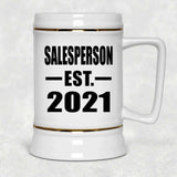 Salesperson Established EST. 2021 - Beer Stein