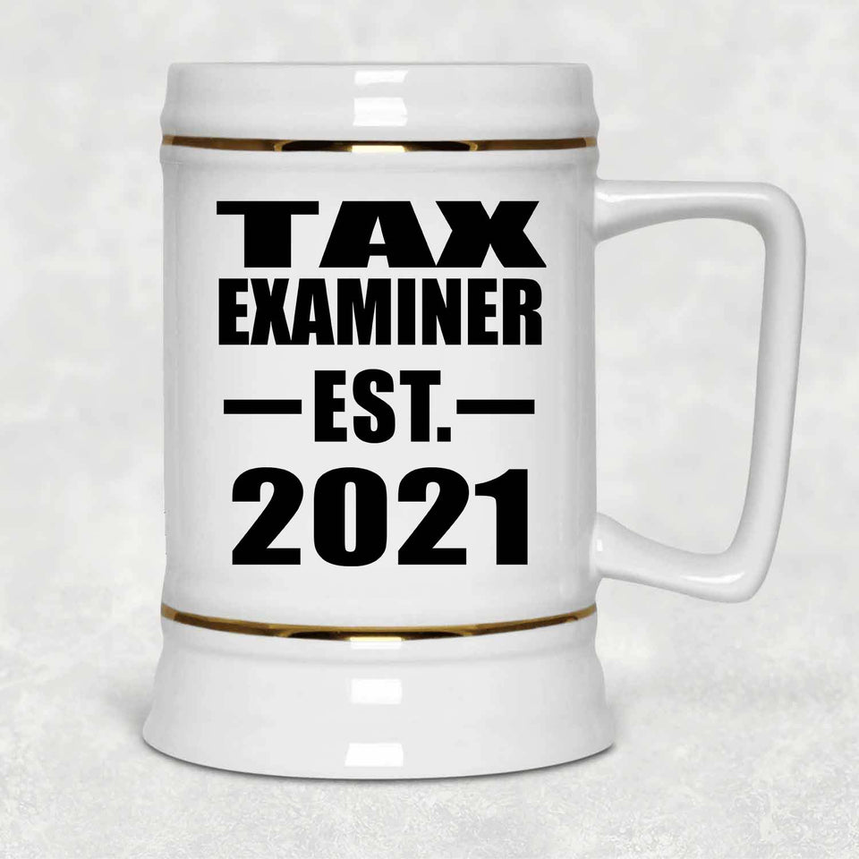 Tax Examiner Established EST. 2021 - Beer Stein