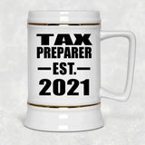 Tax Preparer Established EST. 2021 - Beer Stein