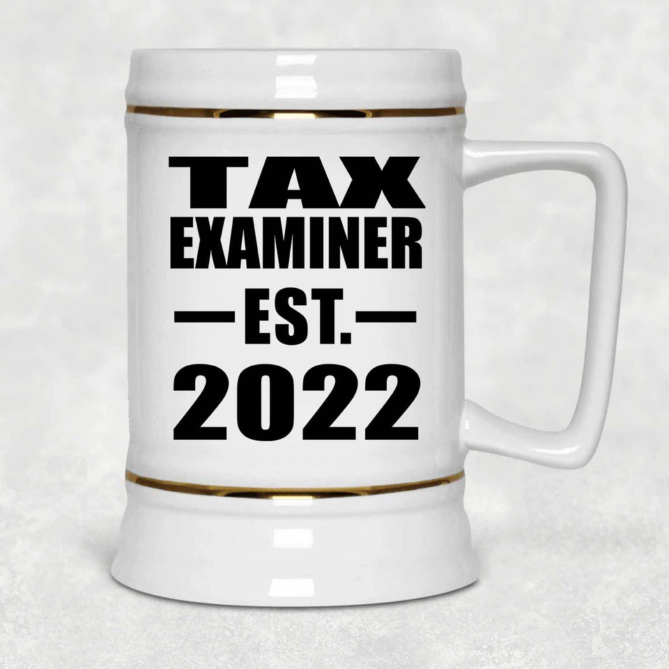 Tax Examiner Established EST. 2022 - Beer Stein