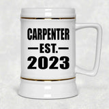 Carpenter Established EST. 2023 - Beer Stein