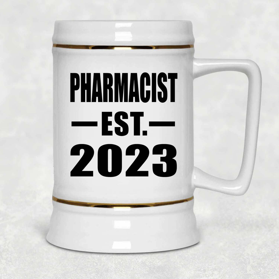 Pharmacist Established EST. 2023 - Beer Stein