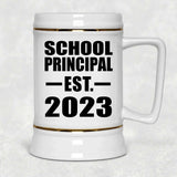 School Principal Established EST. 2023 - Beer Stein