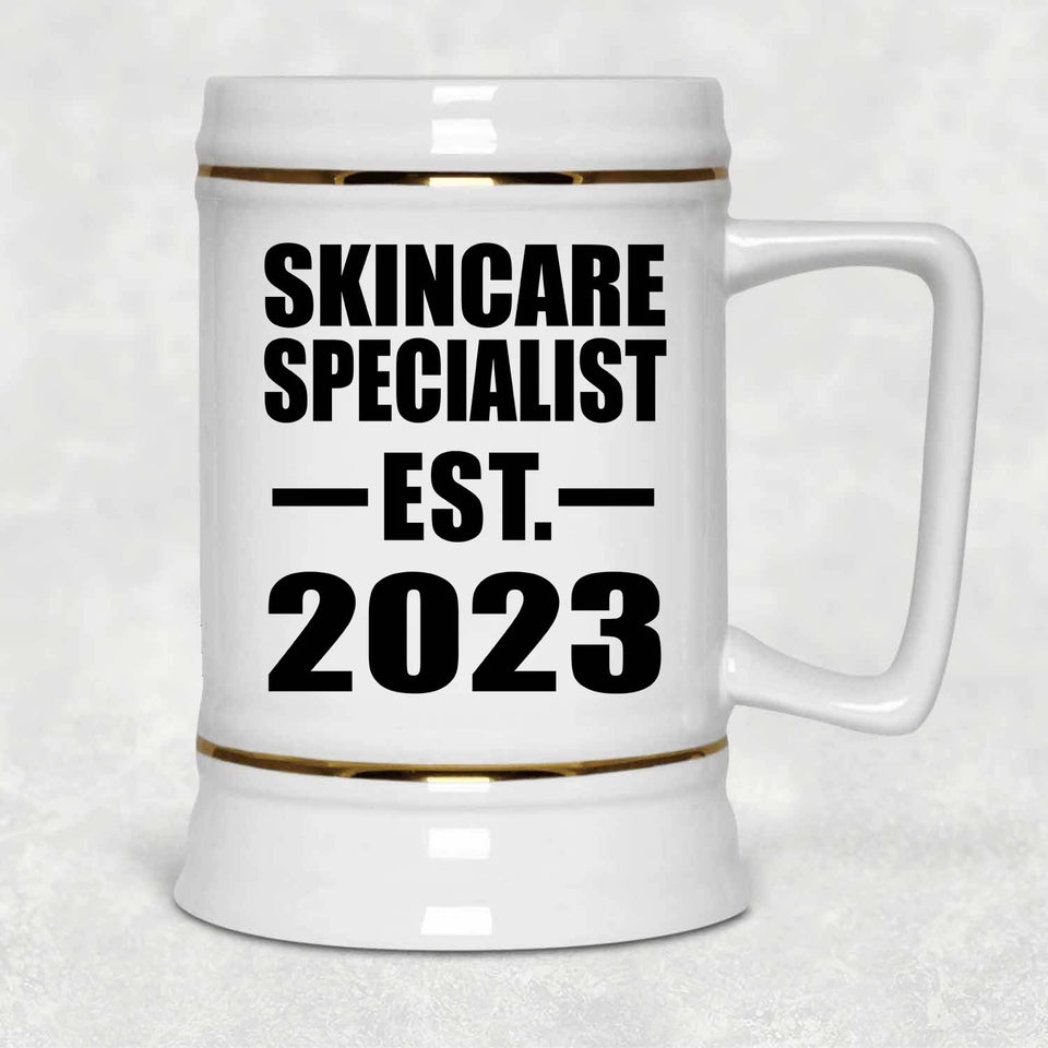 Skincare Specialist Established EST. 2023 - Beer Stein