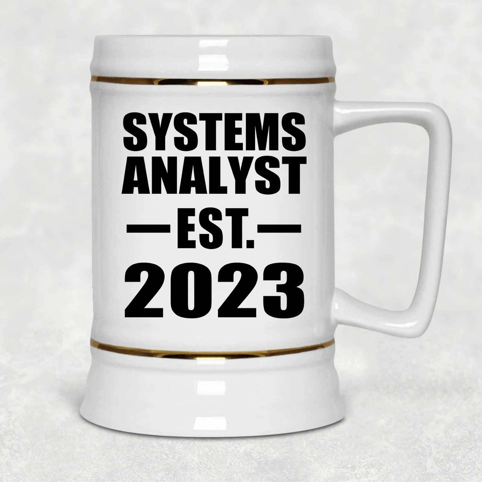 Systems Analyst Established EST. 2023 - Beer Stein