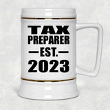 Tax Preparer Established EST. 2023 - Beer Stein