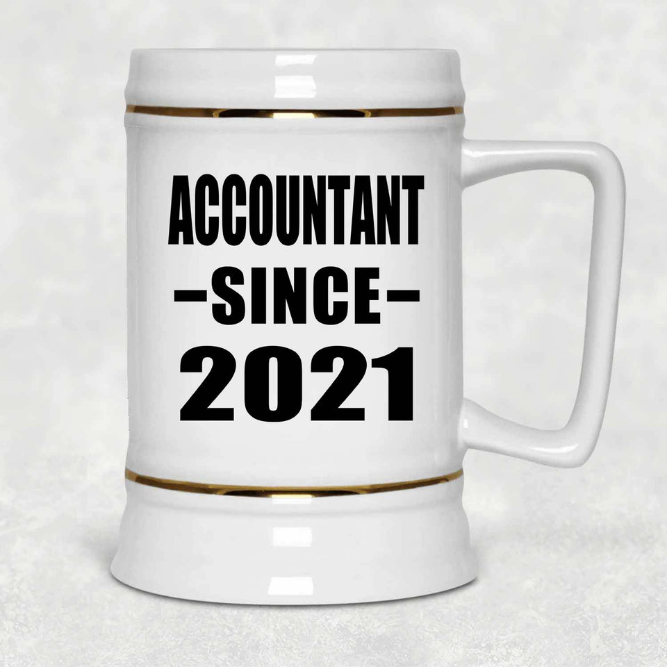 Accountant Since 2021 - Beer Stein