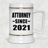 Attorney Since 2021 - Beer Stein