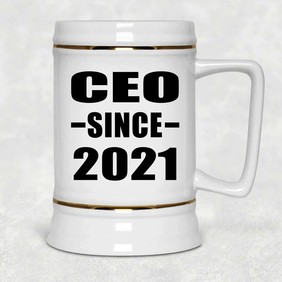 CEO Since 2021 - Beer Stein