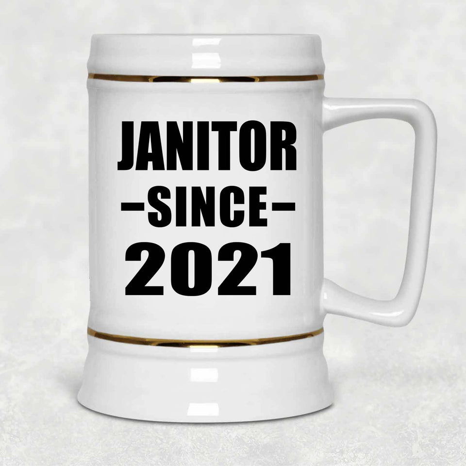 Janitor Since 2021 - Beer Stein