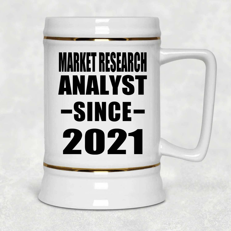 Market Research Analyst Since 2021 - Beer Stein