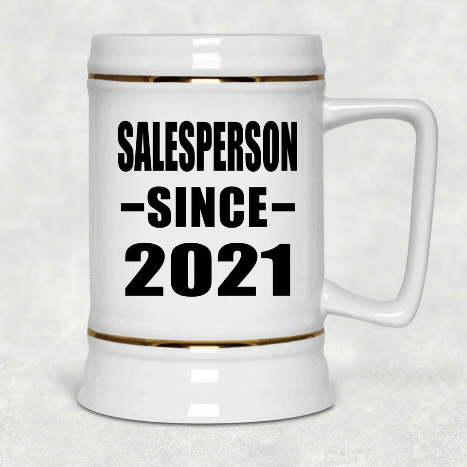 Salesperson Since 2021 - Beer Stein