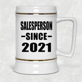 Salesperson Since 2021 - Beer Stein