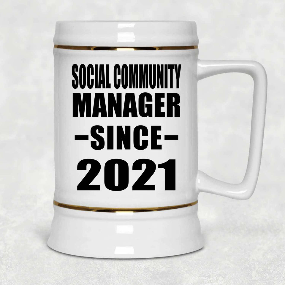 Social Community Manager Since 2021 - Beer Stein