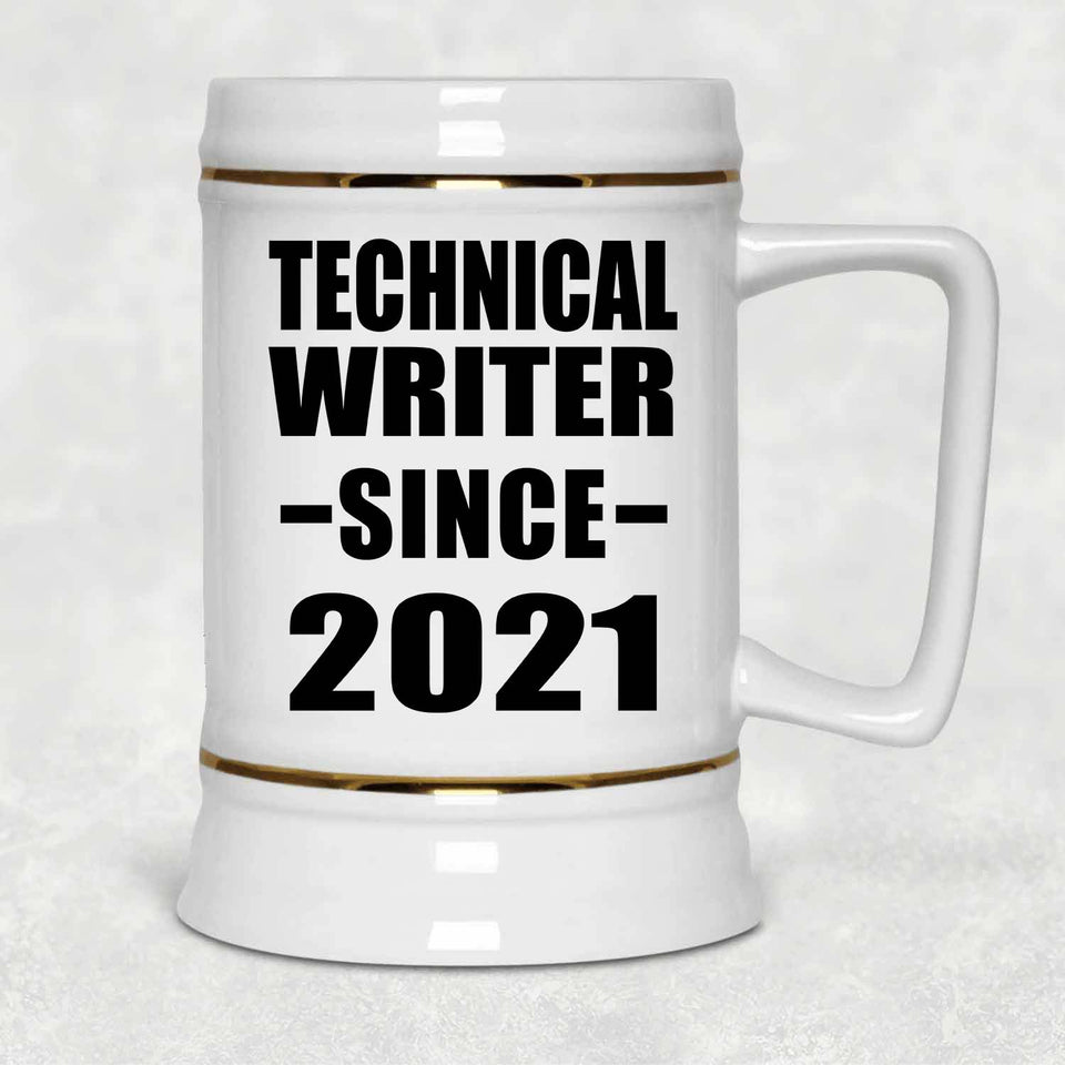 Technical Writer Since 2021 - Beer Stein