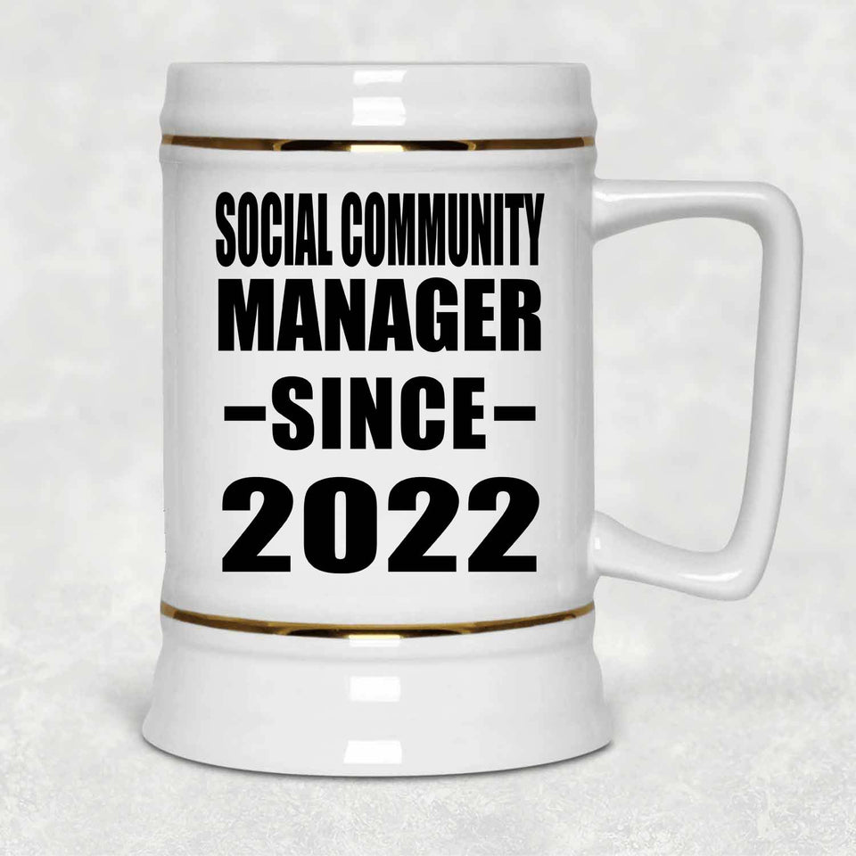 Social Community Manager Since 2022 - Beer Stein