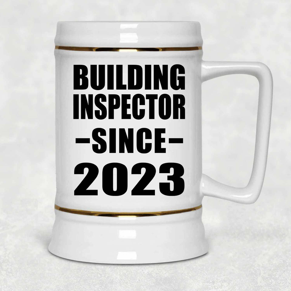 Building Inspector Since 2023 - Beer Stein