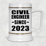Civil Engineer Since 2023 - Beer Stein