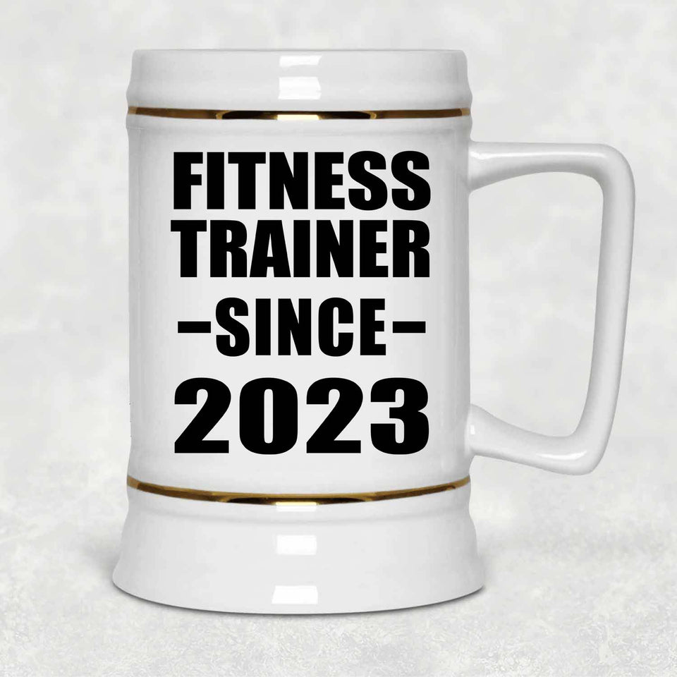 Fitness Trainer Since 2023 - Beer Stein