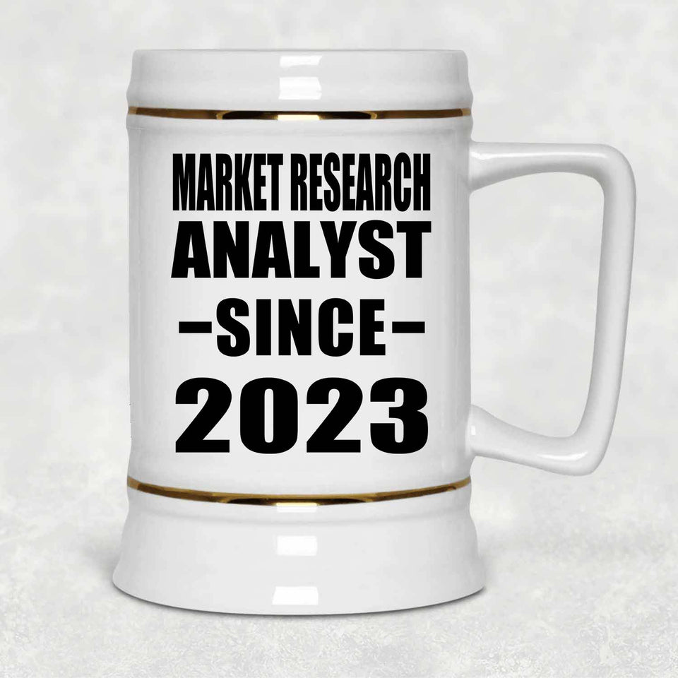 Market Research Analyst Since 2023 - Beer Stein