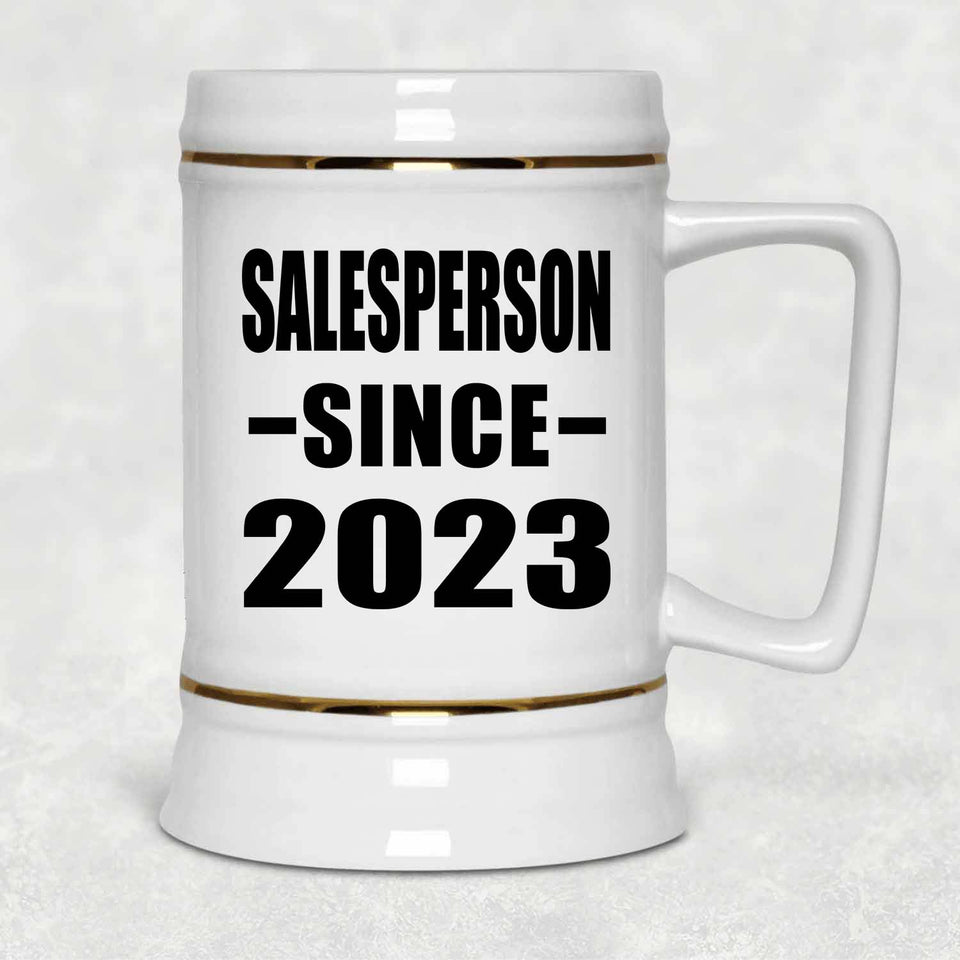 Salesperson Since 2023 - Beer Stein