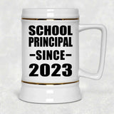 School Principal Since 2023 - Beer Stein