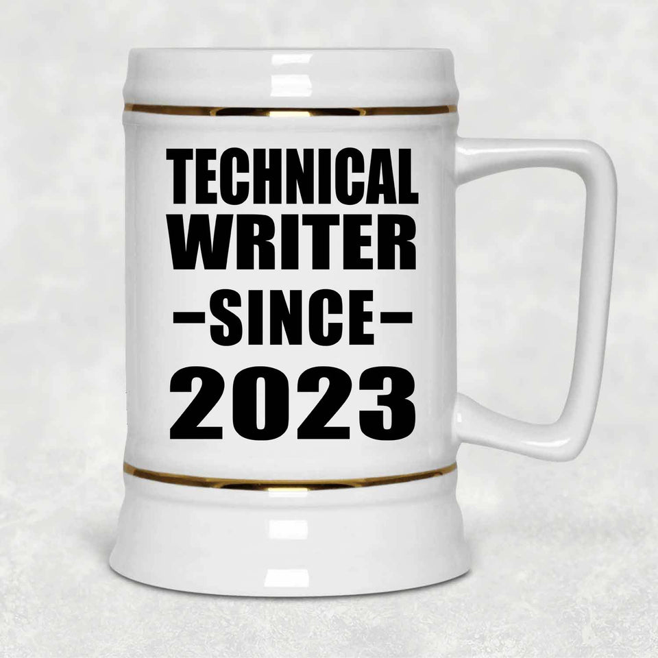 Technical Writer Since 2023 - Beer Stein