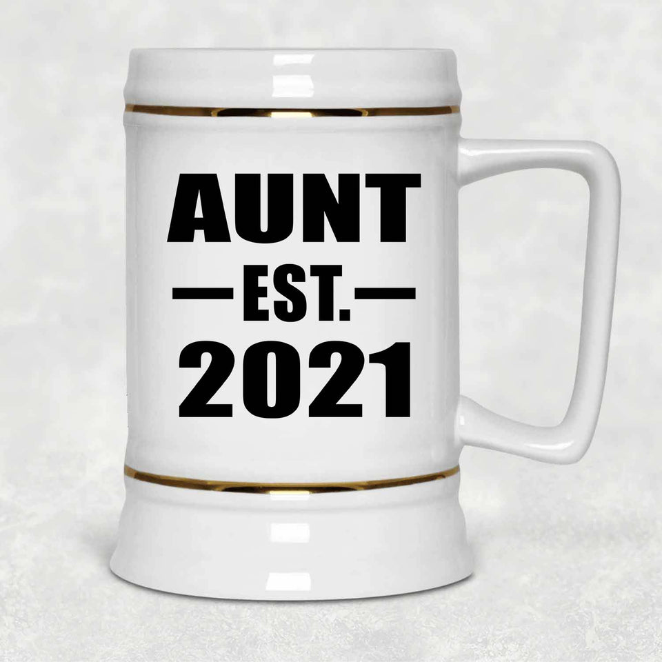 Aunt Established EST. 2021 - Beer Stein